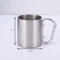 Pikkukuva 5 / 5: Ulkoilumuki, retkeilyyn, kompakti ja kevyt, 220 ml