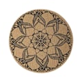 Pikkukuva 4 / 5: Bohemian Print Round Placemats PVC Braided Placemats Set of 6 Was