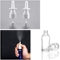 Miniatyrbillede 3 af 4: 6 stk. 10 ml gennemsigtige tomme næsesprayflasker i glas til saltvandsapplikation