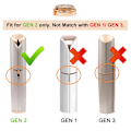 Miniatyrbilde 2 av 4: Reservedeler Hoder Generasjon 2 for Gammel Flawless Ansiktshårfjerner, Reserveblad for Finishing Touch Flawless Hai