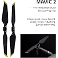 Miniatyrbillede 3 af 5: 2 par RC Drone-propeller, støjreducerende hurtigudløserpropeller kompatibel med DJI MAVIC 2 PRO