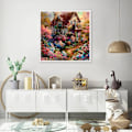 Miniatyrbild 4 av 4: 2 stycken 5D Diamantmålning Kit för Vuxna, Husblomma Diamantkonst Kit för Nybörjare, DIY Full Borr Blommig Diamant