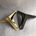 Miniatyrbillede 5 af 5: Metal Sofa Ben Furniture Replacement Ben Guld Sofa Fødder H