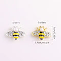 Miniatyrbillede 2 af 4: 10 stk. Guld Bi Neglekunst Charms, 3D Guld Legering Bier Smykker Charm til Negle, DIY Design Sød Kawaii Negle Krystal Rhinestones