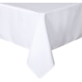 Miniatyrbillede 1 af 6: Hvid rektangulær dug, pletbestandig og rynkefri vaskbar polyester 54*54 inches
