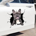 Pikkukuva 1 / 5: 4 kpl koiran autotarroja, 3D Labrador-tarrat autotarrat Pers