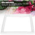 Miniatyrbillede 4 af 5: Broderiramme (27,9 x 27,9 cm), firkantet rektangulær plastklipsramme