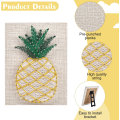 Miniatyrbilde 2 av 5: 20cmx20cm DIY String Art Kit for Beginner Pineapple DIY Kit for Adults Teens Kids Pineapple String C