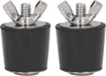 2 Stycken Vinterpoolpluggar Gummi Poolpluggar Koniska Vinterpluggar Pooltillbehör 25mm