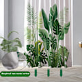 Miniatyrbillede 3 af 5: 150x180cm Bruseforhæng, Badeværelsesforhæng, Abstrakt Plante Akvarel Bruseforhæng, Vandtæt Bruseforhæng, Badeværelses Bruseforhæng med Vægtet Bund