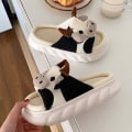 Miniatyrbillede 4 af 5: 38-39 Tøfler Sandaler Kvinders Sommersandaler Med Ortopædisk Støtte Søde Ko Strand Flip Flops og