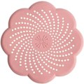 Miniatyrbillede 1 af 5: Blomsterformet Silikone Gulvafløbsdæksel Mesh Vask Si Anti-blokering Badeværelsestilbehør (Pink)