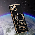 Miniatyrbild 3 av 5: Kompatibel med iPhone 13 Skal Söt 3D Astronaut Stativdesign Kameraskydd Stötsäker Mjuk Bakre Skydd för Apple iPh