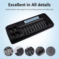 Miniatyrbillede 4 af 5: LCD-batterioplader - 14-slot universel smart oplader til AA/AAA Ni-MH-batterier med afladningsfunktion