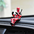 Miniatyrbillede 5 af 5: Bilpynt, sjov anime deadpool bilpynt, instrumentbræt