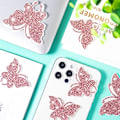 Miniatyrbillede 3 af 5: 8 stk. Butterfly Bilsticker til Kvinder Krystal Rhinestone Bling Butterfly Stickers Butterfly Stickers Biltilbehør til