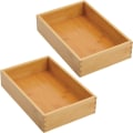 Miniatyrbild 1 av 4: (set av 2) 1 bit bambu lådförvaring för köket - modula