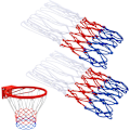 Miniatyrbild 4 av 5: 2-delad uppsättning av nylon basketnät hållbart nät korg utomhus lämplig för inomhussporter utomhus sp
