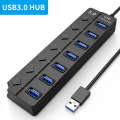 Miniatyrbillede 2 af 5: USB Hub Syv Port Switch HUB3.0 4 Port 3.0 Splitter