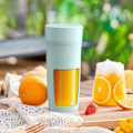 Miniatyrbild 2 av 5: 500ml Bärbar Juicekopp, Bärbar Juicekopp – Laddningsbar Elektrisk Smoothie | Multifunktionell Personlig Juice, Frukt