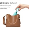 Pikkukuva 5 / 5: 2 Mini Sun Travel Umbrella Ring handle Coating Layer Fabric Block