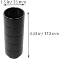 Pikkukuva 3 / 5: 1 Pari Maastopyörän Teräspolkimet Polkupyörän Polkimien Etu- ja Takaksen Akselin Jalkapolkimia 110 x 38 mm Pyörän Tarvikkeet