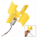 Miniatyrbilde 2 av 5: Mini vertikal vindturbin generator, vindgeneratormotor DIY Wi