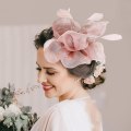 Miniatyrbilde 3 av 5: Fascinator Mesh, Minihatt for Kvinner Bryllup Hårtilbehør