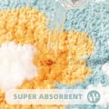 Miniatyrbild 4 av 5: Halksäker Badmatta, Mjuk Mikrofiber Badrumsmatta, Maskintvättbar Absorberande Duschmatta för Badrum, Kök, Sovrum, D