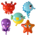 Miniatyrbilde 1 av 5: 5 stk. Havdyrballonger Under the Sea Ballonger Ocean Part