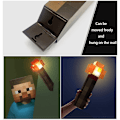 Miniatyrbillede 4 af 5: Minecraft Legetøj Redstone Fakkel LED Lys 12,6 Tommer - USB Genopladelig