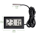 Miniatyrbild 5 av 5: 1 st Ny Digital LCD Termometer Temperaturmätare Probsensor Räckvidd -50 Celsius C till +110 Celsius C