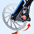 Miniatyrbilde 3 av 4: 2 stk (oransje) skivebremse klaring regulator, bremsekloss klaring