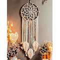 Miniatyrbillede 1 af 5: Smuk drøm Dreamcatcher Giant Dreamcatcher Macrame med fjer