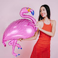 Pikkukuva 3 / 5: Flamingo-ilmapallot ananasilmapalloilla - 4 kpl, Flamingo