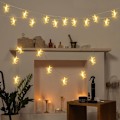 Miniatyrbillede 4 af 5: 40 LED 20ft Stjerne Måne Lysstreng – Perfekte Dekorative Lys til Indendørs Udendørs, Børneværelser, Fødselsdage, Soveværelser, Ha