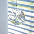 Miniatyrbilde 3 av 5: Bauhinia Hengede Faceted Krystaller Store Vindu Prismer Solfanger Ornament Regnbue Maker Lysekrone Krystall Henger