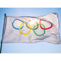 Pikkukuva 2 / 5: MH-lippu Olympialaisten piha liput olympiarenkaat sisä- ja ulkotiloihin