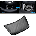 Miniatyrbilde 2 av 4: Dekaler for rattlogoer i karbonfiber til Audi A4 B6 B8 B7 B5 A3 8P 8L 8V A6 C5 C7 A5 A6 A7