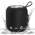 Miniatyrbillede 1 af 5: Vandtæt Bluetooth-bruserhøjttaler, trådløs udendørshøjttaler, stereo surround sound, bærbar højttaler