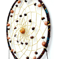 Miniatyrbild 3 av 5: Livets träd Drömfångare för Sovrum Vuxen Brun Boho Drömfångare Väggdekor för Flickor Chakra Kristall Healing Sten