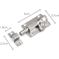 Miniatyrbilde 2 av 5: 50mm enkeltslidebolt for baderomstoalett dør lås/lås/lås/lås