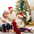 Miniatyrbillede 5 af 5: 6 Pak Jule Strømper, 18 Tommer Strikket Jule Strømper Jule Hængende Strømper til Familie Julepynt