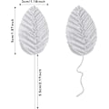 Miniatyrbilde 2 av 5: 200 håndlagde kunstige roseblader, silkefalske blader, enkelt falskt blad for kakebukett Cen