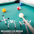 Pikkukuva 3 / 5: Retractable Billiards Cue Stick Bridge with 3 Pieces Removable Bridge Head, Billiards Pool Cue Acces