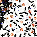 Miniatyrbilde 1 av 4: Halloween Party Bordstrø Konfetti Glitterfolie Konfetti Gresskar Heks Flaggermus Konfetti Metalliske Pailletter Plast Bord C