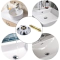 Miniatyrbillede 5 af 5: Pop-up Aftapningsprop Universal Messing Fjederbolt Vask Sto