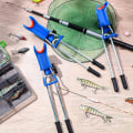 Miniatyrbilde 3 av 5: 4 stk fiskestang holdere for bankfiske stang holdere 360 graders justerbar rustfri