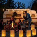 Miniatyrbilde 4 av 4: Lysposer (pakke med 50) - Flammehemmende, gjenbrukbare hvite papirposer