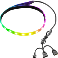 Miniatyrbilde 1 av 5: 15,7 tommers 5V magnetisk ARGB-stripe ARGB Aura Sync PC LED-stripe for datamaskin chassisdekorasjon